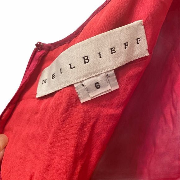 Neil Bieff Couture Beaded Cocktail Dress - Picture 6 of 11